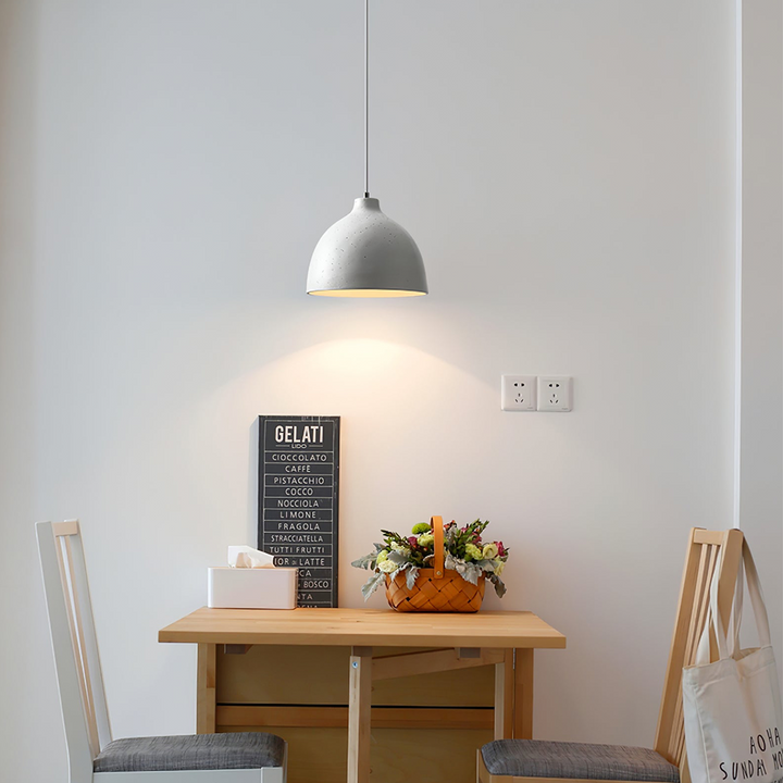 Resin Bowl Pendant Lamp 