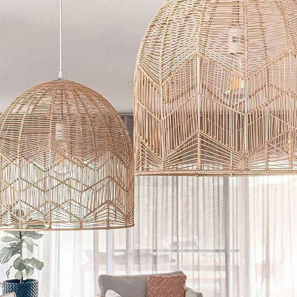 Handmade Basket Rattan Pendant Light Shades