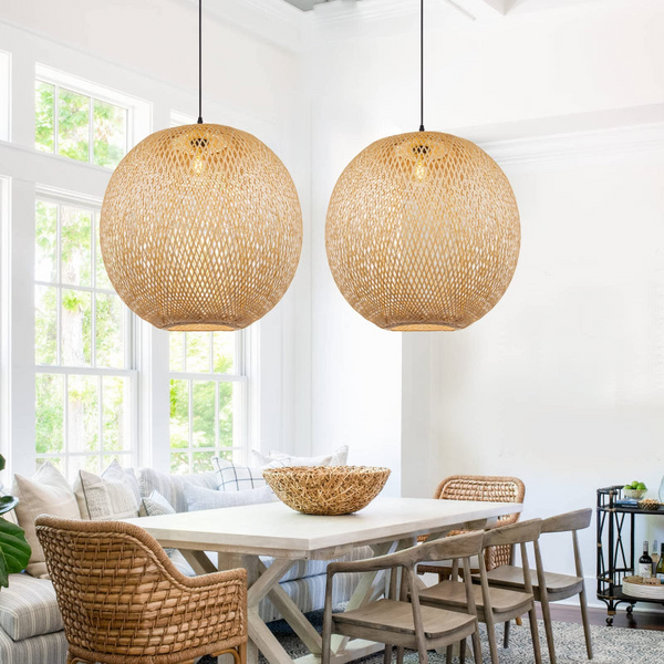 Bamboo Woven Decorative Pendant Lamp Shade