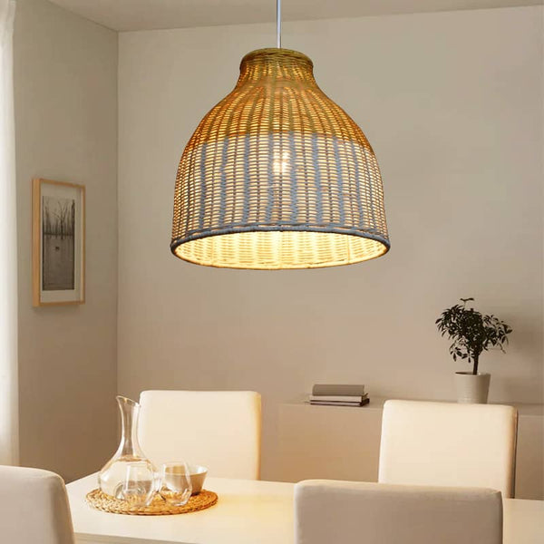 Bohemian Rattan Dining Room Hand Woven Pendant