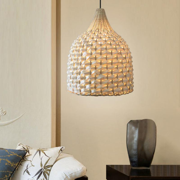 Creative Living Room Rattan Pineapple Pendant Lampshade