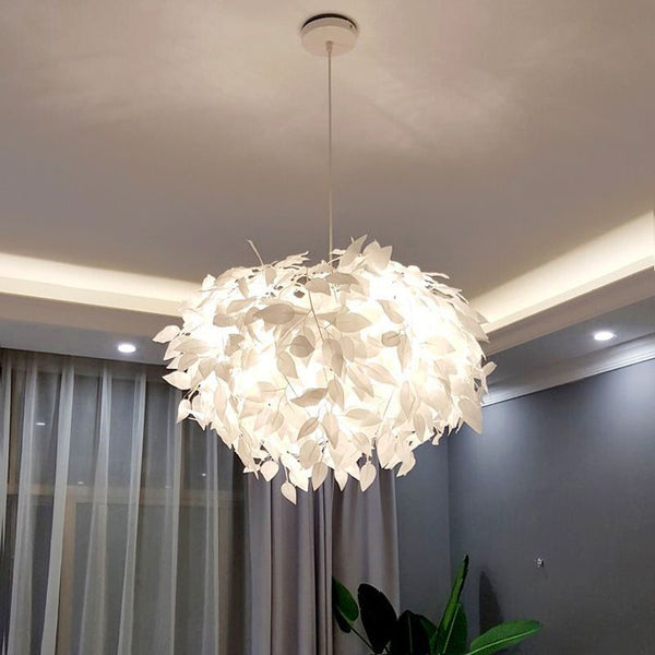 Modern Minimalist Creative Living Room Leaf Chandelier