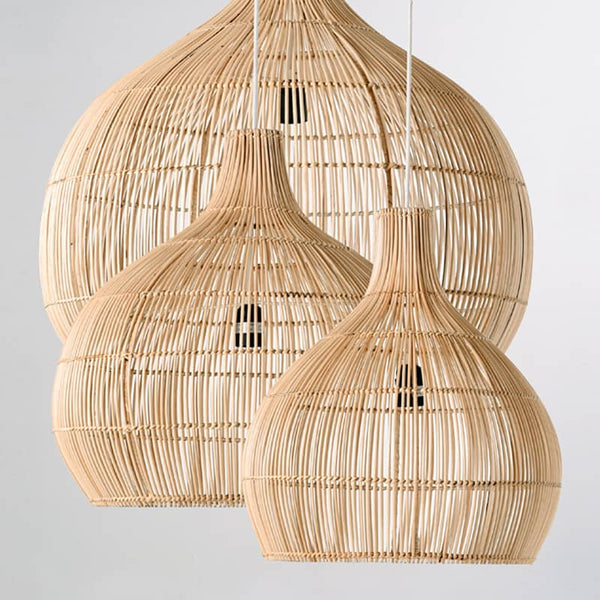 Nordic Living Room Creative Rattan Pendant Lampshade