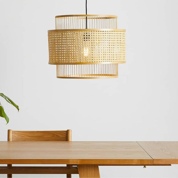 Nordic Simple Japanese Bamboo Pendant Lamp