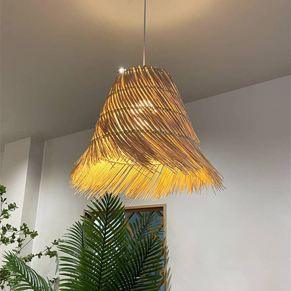 Rattan Wabi-sabi Style Loft Art Pendant Lampshade